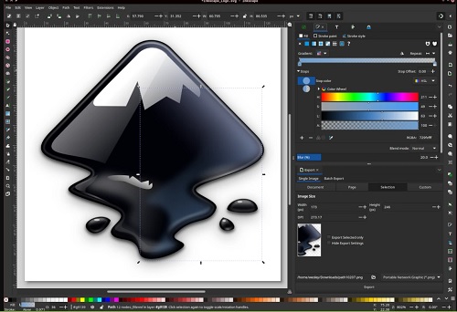 آموزش تصویری نرم افزار Inkscape